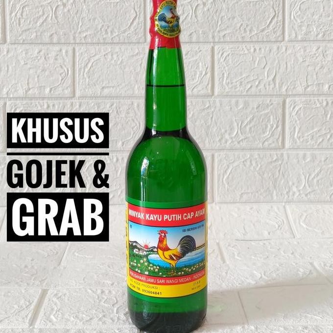 

Minyak Kayu Putih Cap Ayam 620 Ml Botol Bir Khusus Gojek&Grab Co