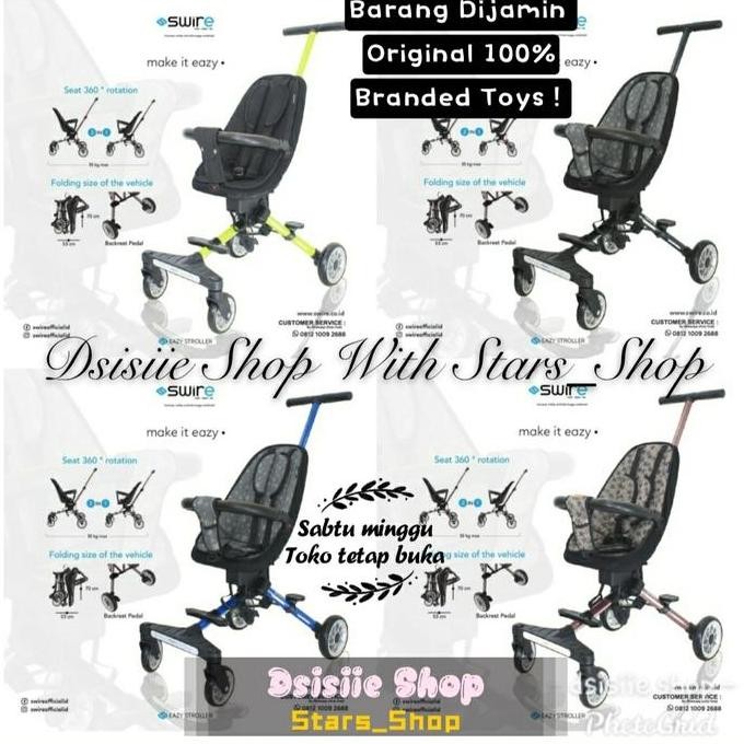 SWIRE EAZY STROLLER SW969-1 ORIGINAL / STROLLER ANAK BAYI BRANDED ORI