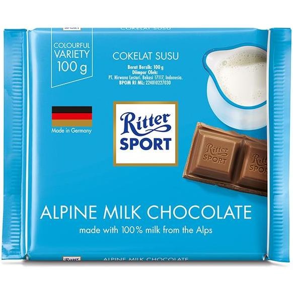 

Ritter Sport Alpine Milk Chocolate 100 g