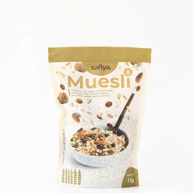 

{Salt} Muesli Safiya Dried Fruit Mix 1 Kg Original Sereal Oatmeal Sehat Makanan Diet Yt-