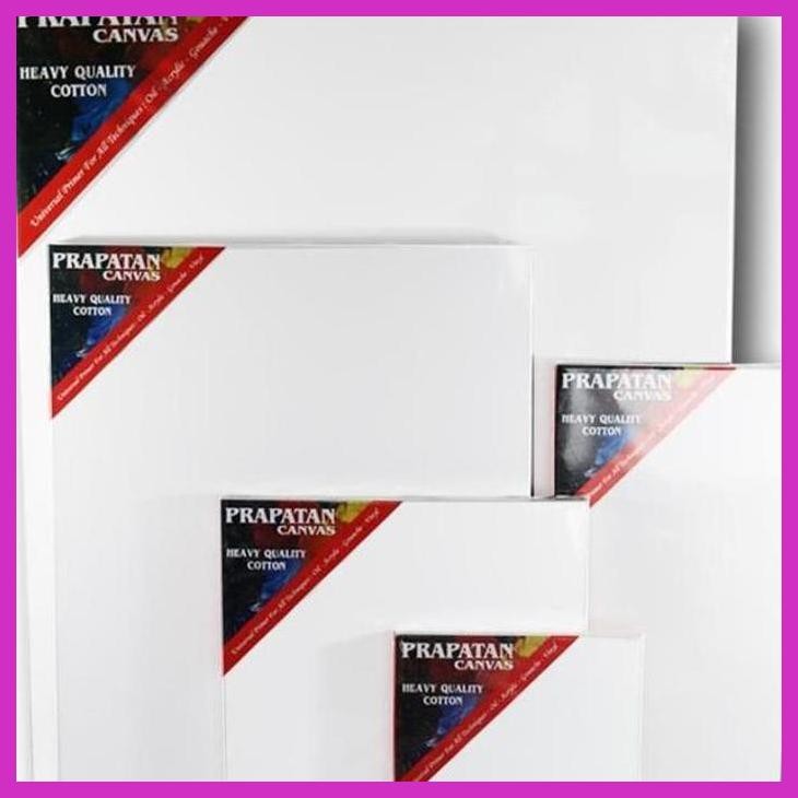 

( SEKOLAH / LUKIS ) COD KANVAS LUKIS PRAPATAN + SPANRAM (25X35CM) (SENI / MENGGAMBAR / ART / KERAJINAN ) SIAP KIRIM