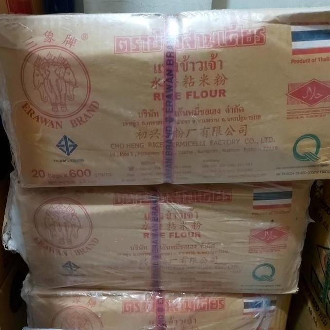 

Tepung Beras Thailand Erawan 600 Gram 1 Karton (20 Bungkus)