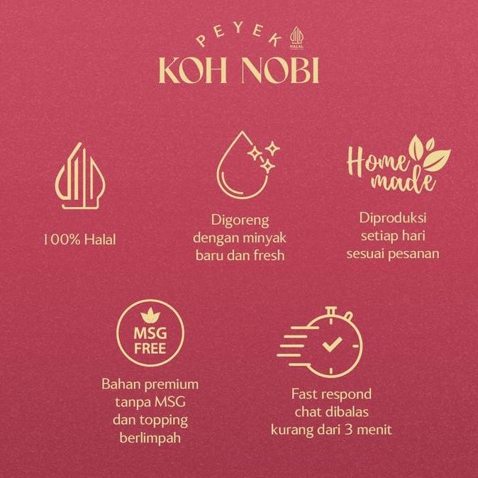 

Peyek Koh Nobi Ukuran 10 Liter (Super Large) Bisa Mix 3 Rasa