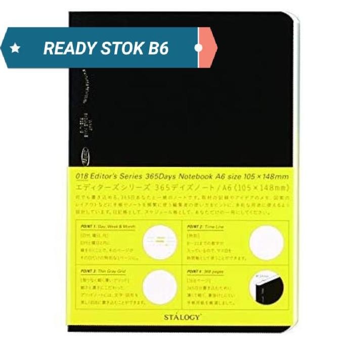 

Stalogy 365 Ori Jepang, Utk Bullet Journal, Planner, Diary,