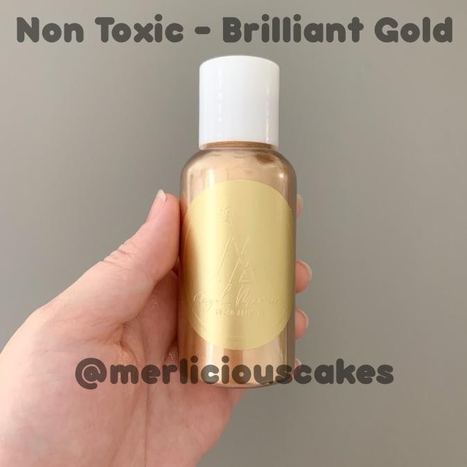 

100 Gram 24K Brilliant Gold Lustre Dust Cakes By Angela Morrison