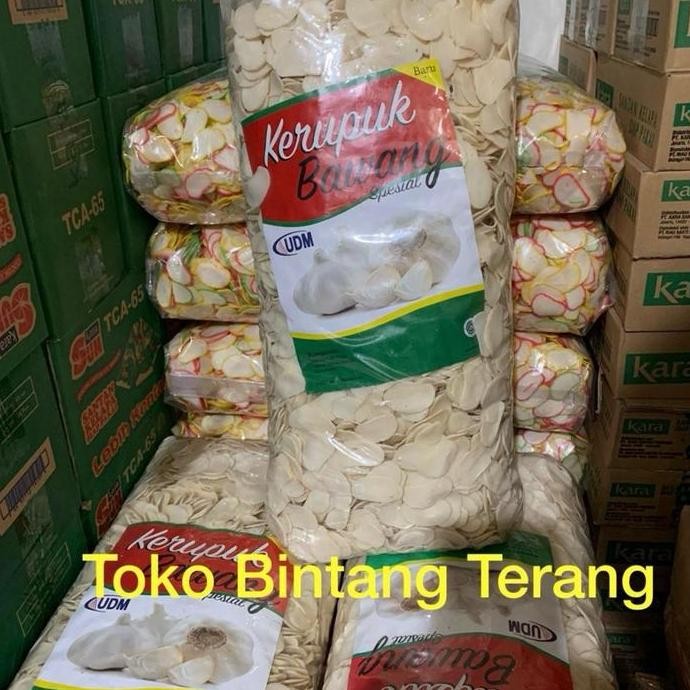 

Kerupuk / Krupuk Bawang Putih Spesial Udm 1 Bal Ball 5 Kg Dus Karton