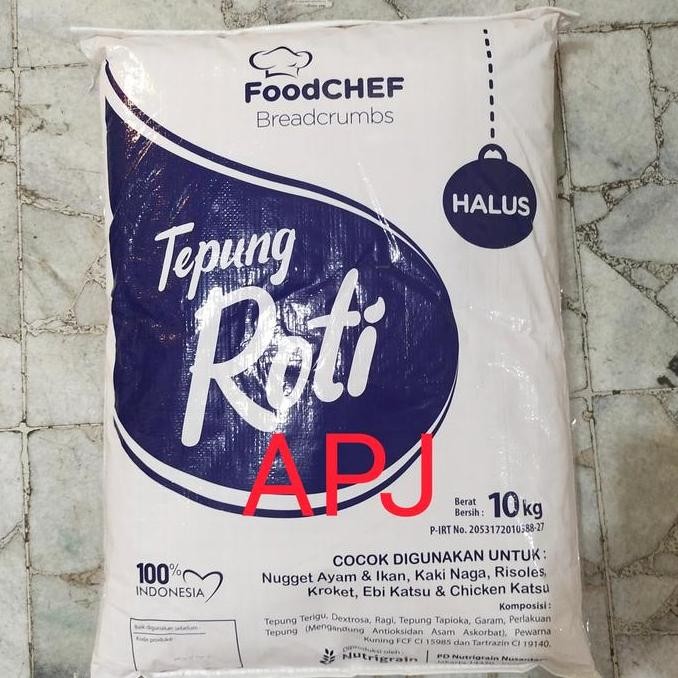 

Tepung Roti Breadcrumbs Mix Halus Foodchef 10Kg