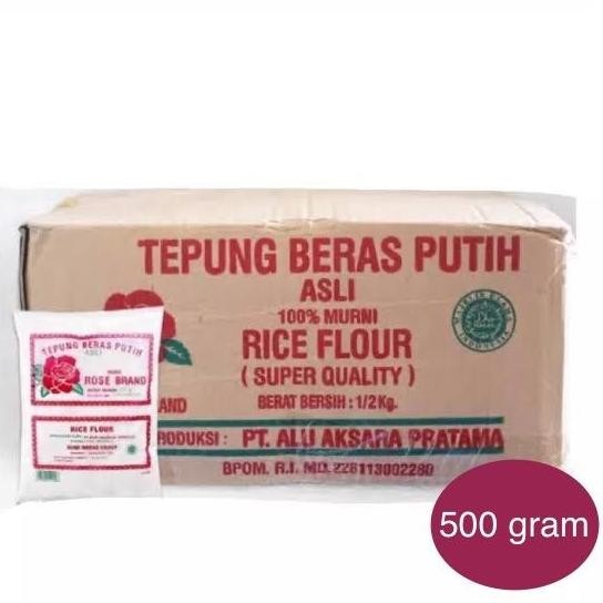 

Tepung Beras Putih Rose Brand 500 Gram (1 Karton Isi 20 Bks)