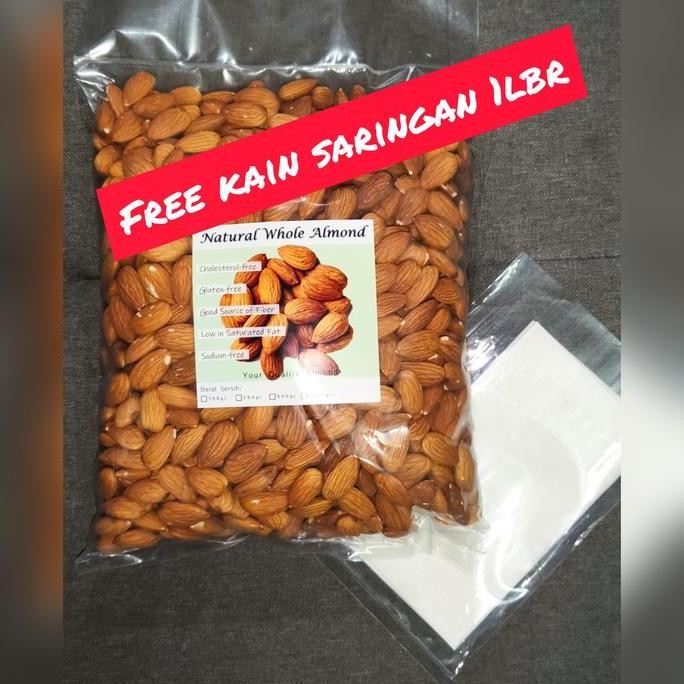 

Kacang Almond Mentah, Almonesia 1Kg