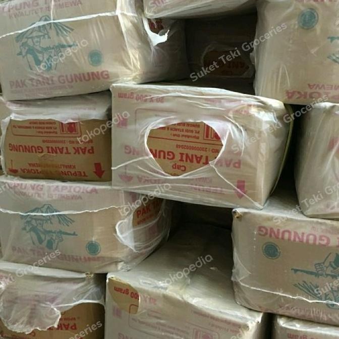 

Pak Tani Gunung Tepung Tapioka Sagu 500Gr Per Dus Isi 20 Gojek
