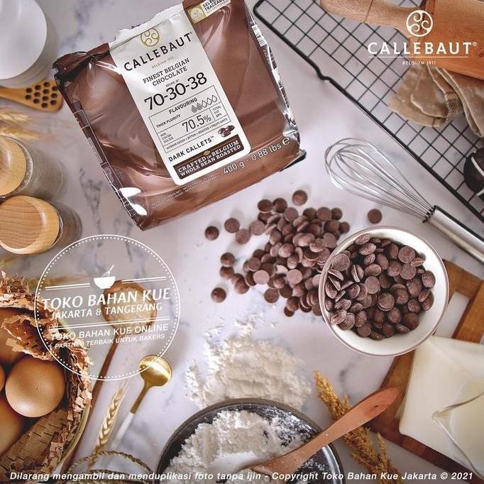 

Callebaut Noir Repack 250Gr Dark 70,5% Chocolate Couverture Cokelat Coin 7030 Coklat Baking 70%