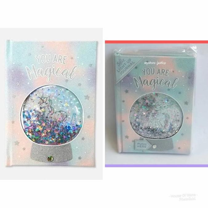 

Justice Magical Light Journal Diary Original Unicorn
