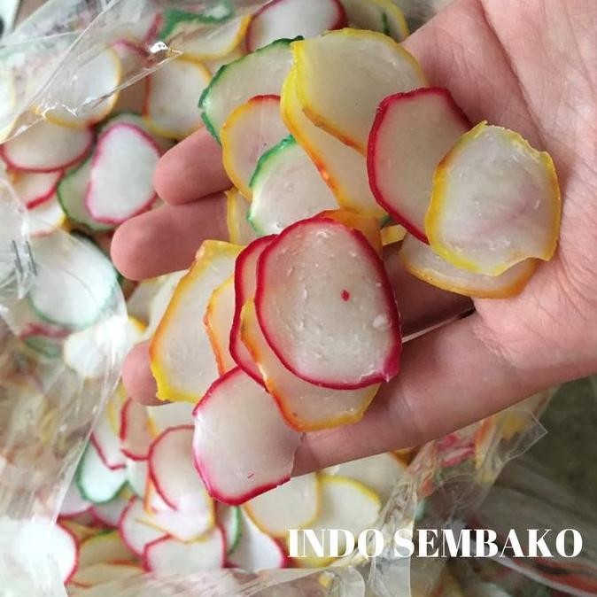 

Kerupuk Bawang Prima 5Kg / Krupuk Warna-Warni 5Kg 1 Bal / Krupuk