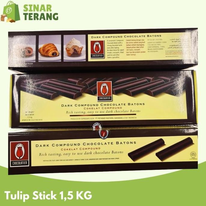 

Coklat Tulip Stik / Chocolate Stick Baton / Sticks Compound 1.5 Kg