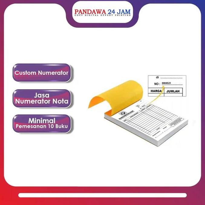 

Numerator Nota 1 Sampai 10 Buku