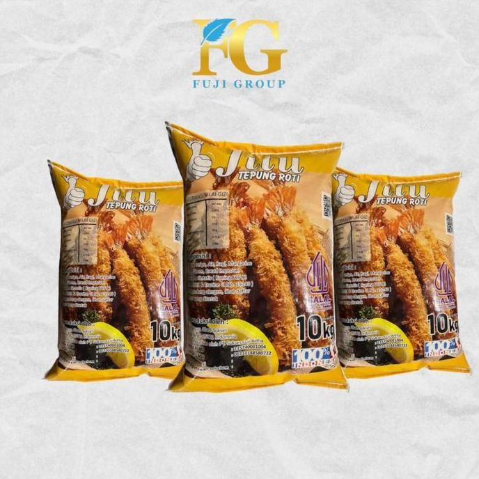 

Jne Only Tepung Roti Mix Jitu / Breadcrumb Mix 10Kg (1Sak) Jitu