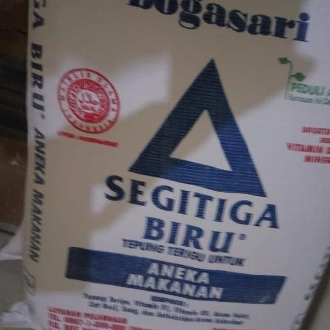 

Terigu Segitiga Biru 25Kg.Khusus Gojek Atau Grab Instant