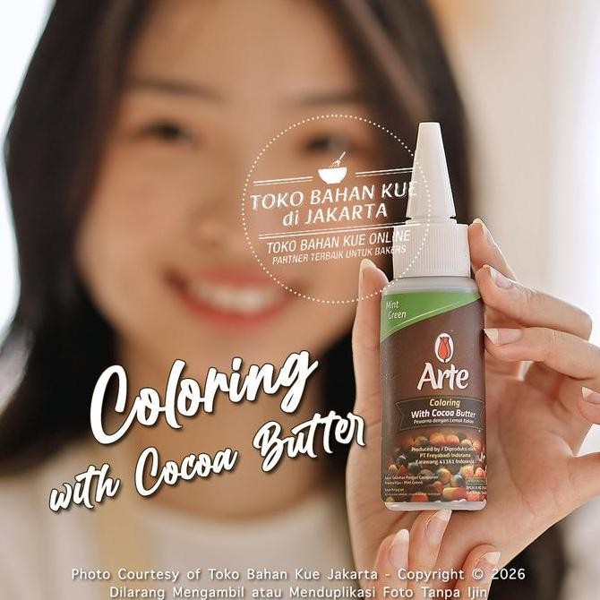 

Tulip Arte Mint Green Chocolate Coloring Cocoa Butter Pewarna Hijau