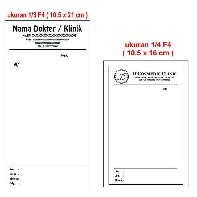 

Nota Klinik / Dokter Murah