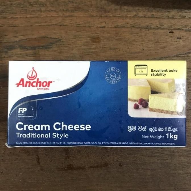 

Anchor Cream Cheese Kemasan 1Kg - Gosend/Grab Only !!!