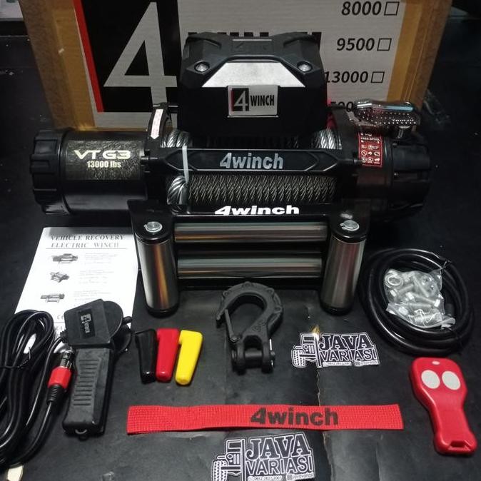 winch 4winch 13000lbs Gen3 terbaru