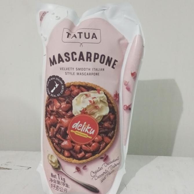 

Tatua Mascarpone Cheese 1 Kg/ Keju Mascarpone Tatua 1 Kg/