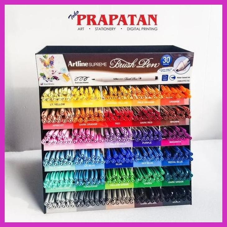 

( SEKOLAH / LUKIS ) DISCOUNT ARTLINE SUPREME BRUSH PEN EPFS-F PART 1 (SENI / MENGGAMBAR / ART / KERAJINAN ) GOOD QUALITY