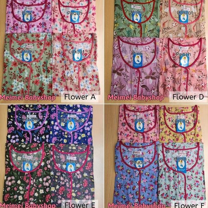Daster Katun Pretty Girl / Daster Busui Bumil / Baju Tidur Wanita Co