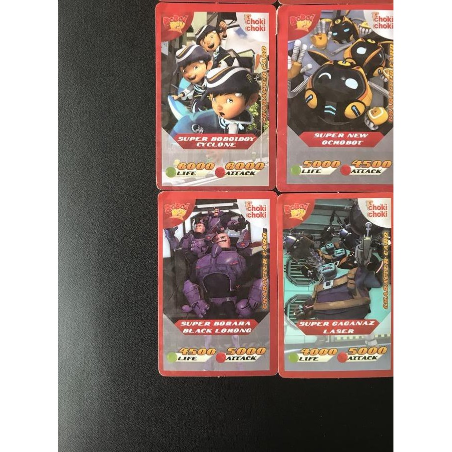 Kartu Choki Choki Boboiboy AR Super Character Card (harga/kartu) Rare Original