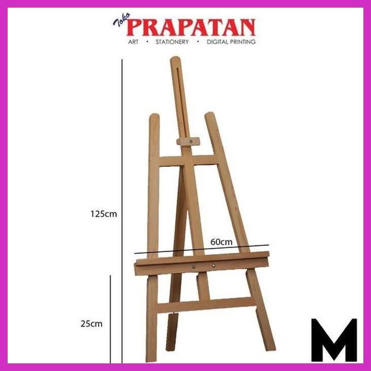 

( SEKOLAH / LUKIS ) DISCOUNT STANDAR LUKIS KAKI TIGA PRAPATAN / PAINTING EASEL (SENI / MENGGAMBAR / ART / KERAJINAN ) PACKING AMAN