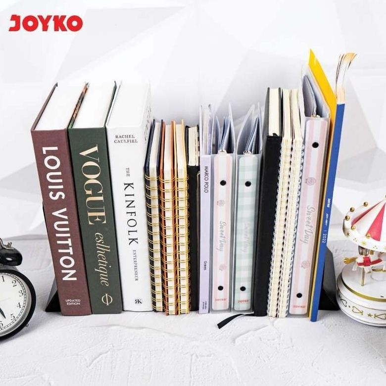 

JH8 (SET) Sandaran Penahan Pembatas Buku / Book End - Joyko BKE-690 MURAH