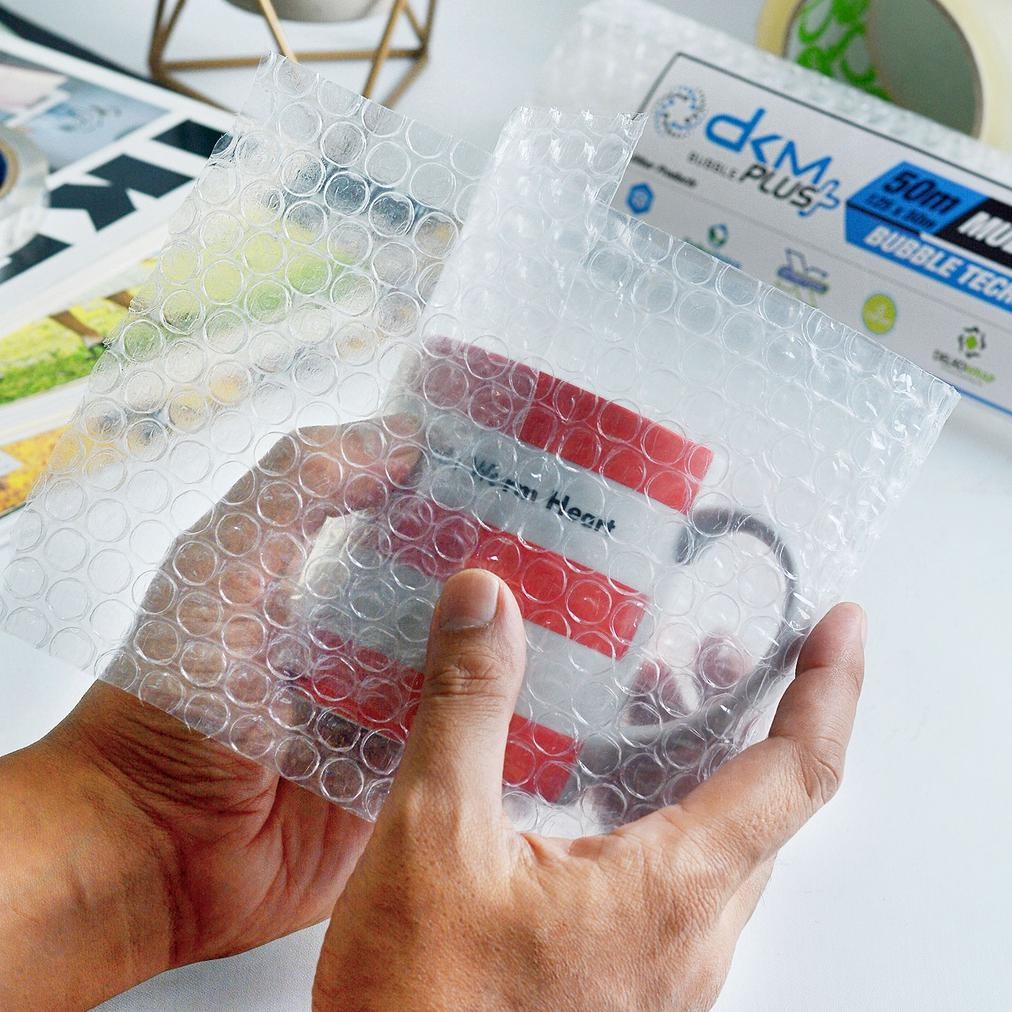 

JH8 Plastik Bubble Wrap 50meter DKM PLUS PREMIUM Bubblewrap ROLL
