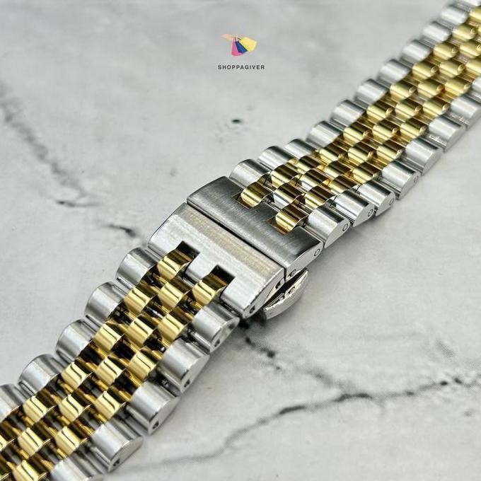 new  Premium Jubilee Strap Tali Stainless Steel Classic Silver Gold Black Series Clasp Butterfly 18M