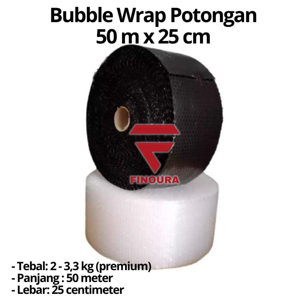 

JH8 Bubble Wrap Super Tebal 50 meter x 25 cm (Potongan Ukuran Seperlima Roll)
