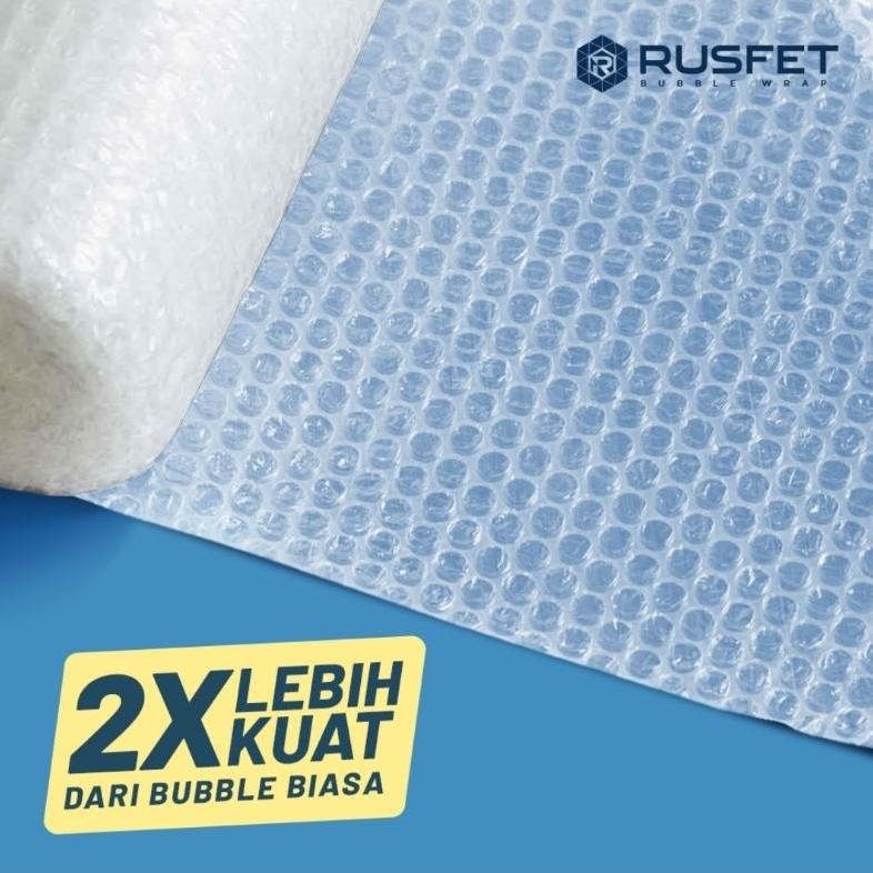 

JH8 PLASTIK BUBBLE WRAP 40X50 DKM+ BENING EKONOMIS PREMIUM BUBLEWRAP PUTIH HITAM RUSFET SUPER TEBAL 40CM X 50M