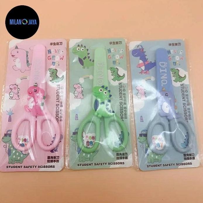 

ready !!! Gunting Kertas Cinnamoroll Kuromi Melody Dinosaurus Unicorn Gunting Anak Cutter Kertas Gunting Mini Anak Sekolah Mini Safety Scissors Gunting dengan Penutup Pengaman