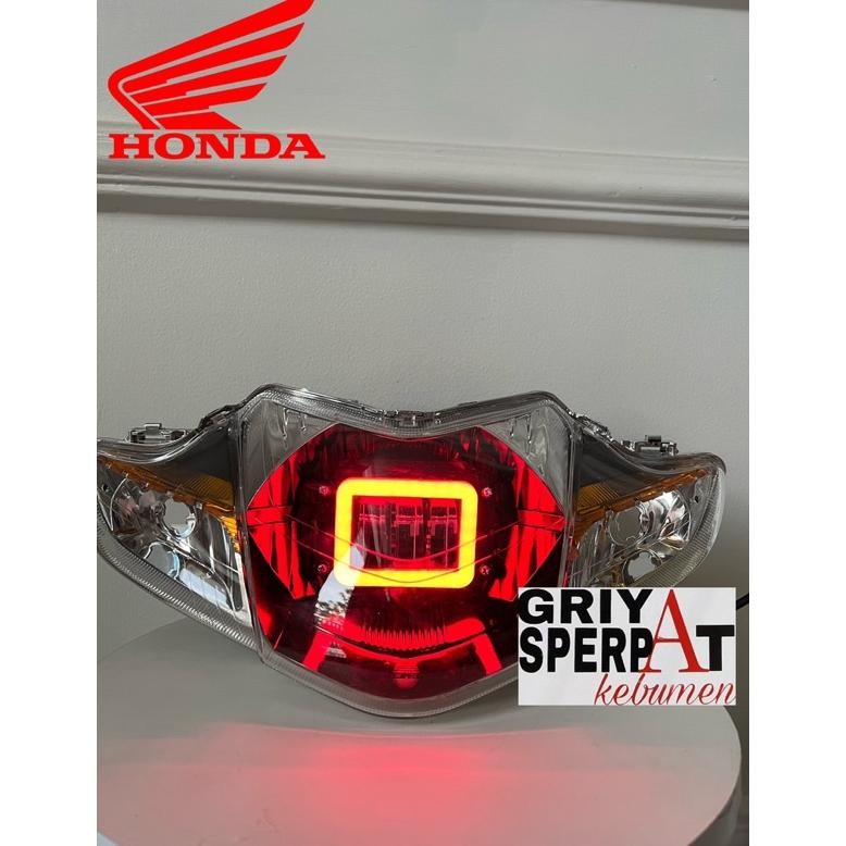 Lampu depan Honda revo absolute led  2010 2011 2012