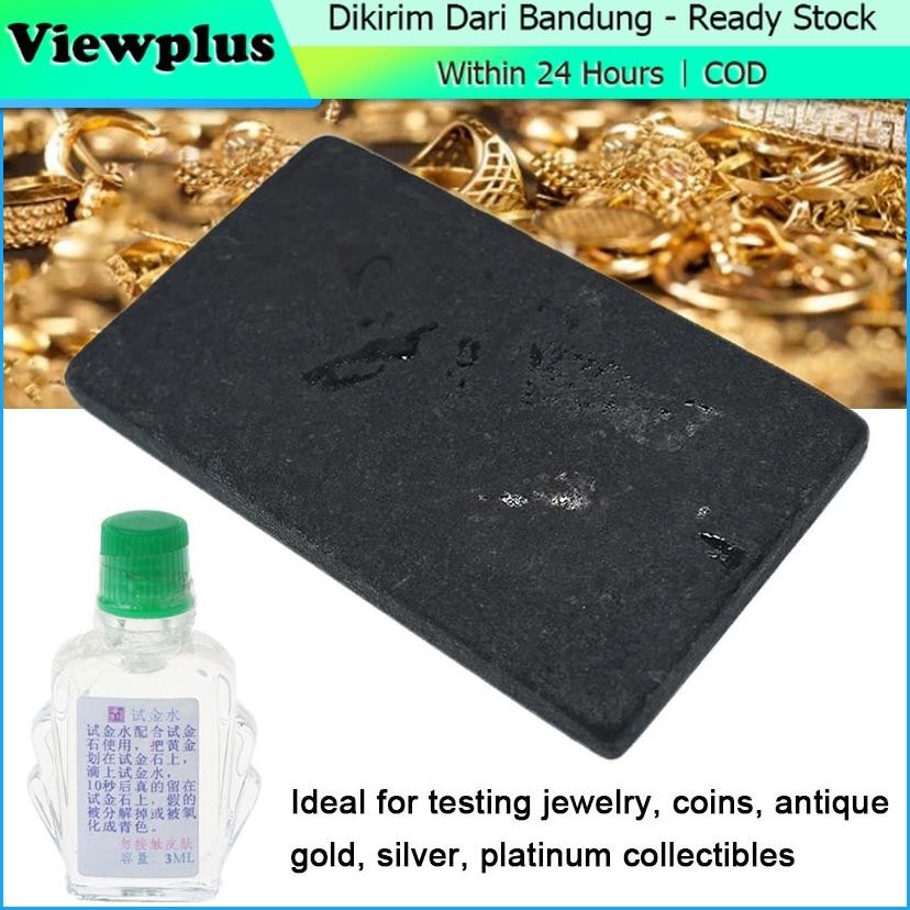 Cairan Batu Uji Emas Alat Tes Uji Emas Batu Gosok Uji Kadar Emas