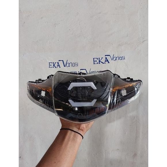 LAMPU DEPAN HONDA ABSOLUTE REVO COSTUME DAYMAKER