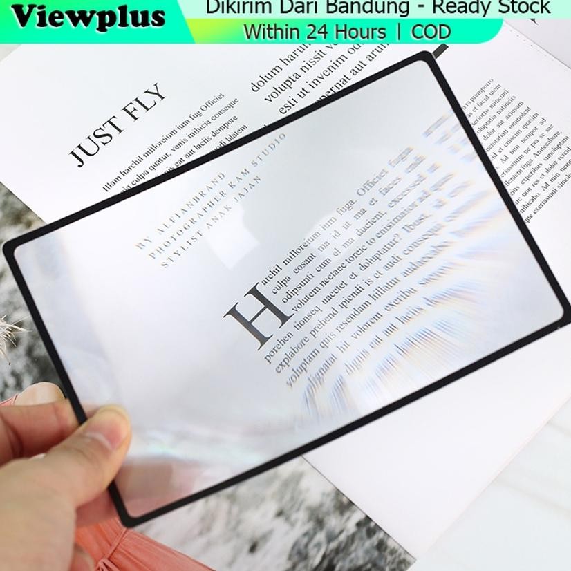

Kaca Pembesar untuk baca buku Bentuk Card 3X PVC Flexible Ukuran A4/A6 Untuk Membaca Portable