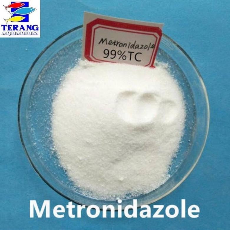 metronidazole bubuk obat ikan hias untuk bloating / sisik nanas dropsy / berak putih AST