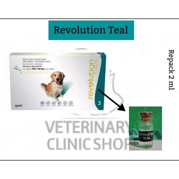 Revolution Teal Large Dog Obat Kutu Anjing Besar 2ml ORI REPACK AST