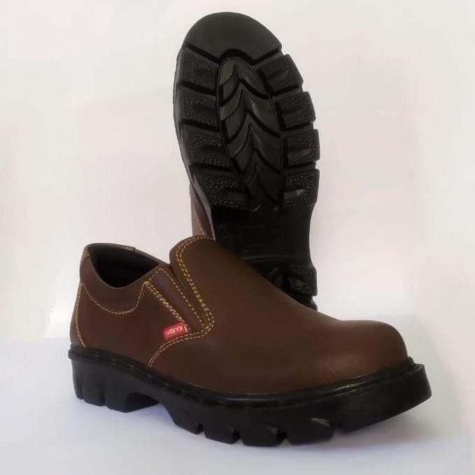 TGR Sepatu Safety King SKN Original Asli Murah TNI POLRI PDH PDL KITCHEN BENGKEL Ujung Besi Sepatu S