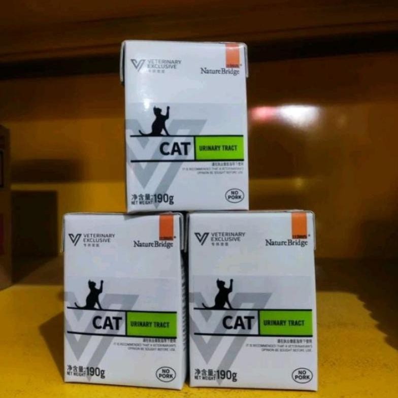 Promo Paket Combo (6pcs) Nature Bridge Cat URINARY TRACT Wet Food - VETERINARY PRESCRIPTION AST