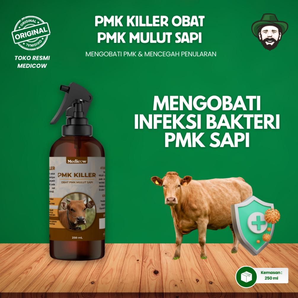 Medicow PMK Killer Obat PMK Mulut Sapi Ampuh Sariawan Sapi AST