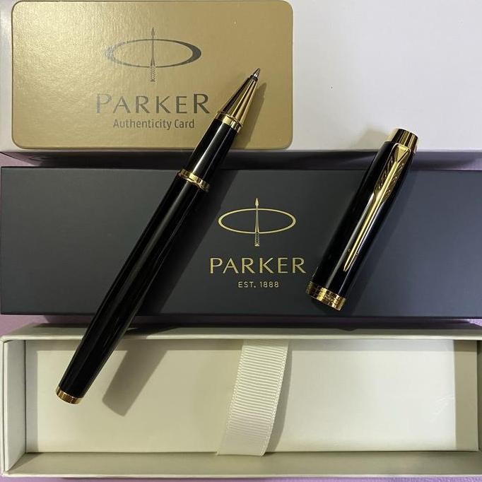 

Pulpen Parker Im Roller Ball Black Lq Gt Original ( Klip Emas ) Kualitas Terbaik Harga Termurah