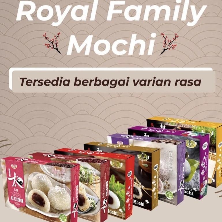 

Royal Family Mochi Taiwan Mochi 210G Royal Family Red Bean Mochi Match Halal Taiwan