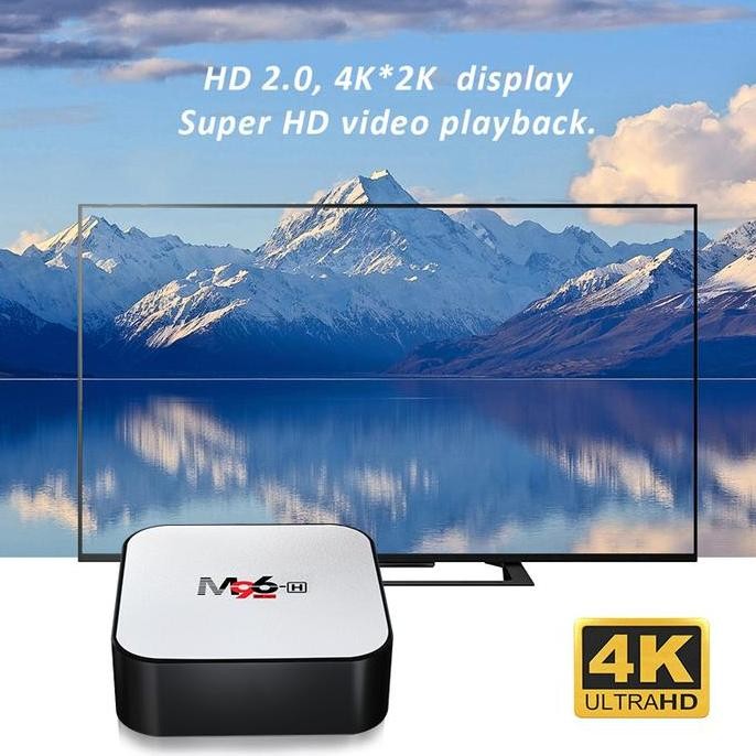 Terlaris Tv Box Android 10.0 4Gb +32Gb 5G Wifi 4K Hd Smart Android Tv Box Ready Stok