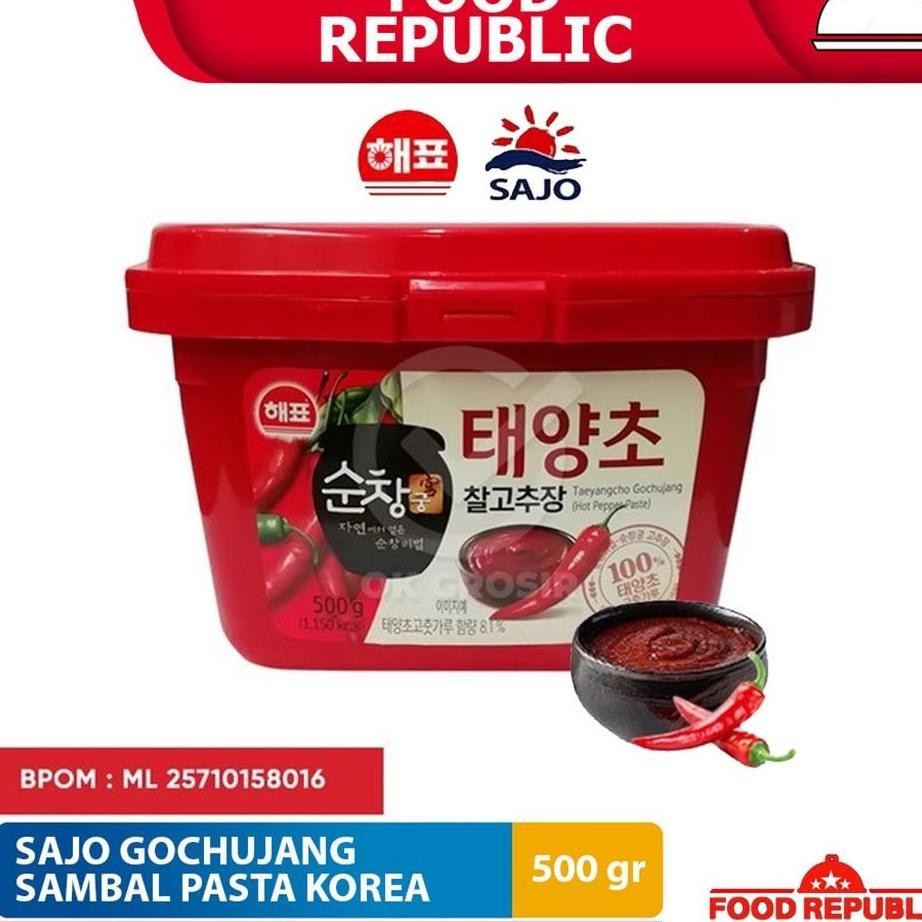 

Sajo Gochujang Sambal Pasta Korea Hot Pepper Paste Gr Best Sell