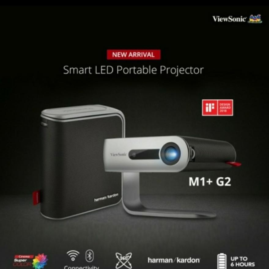 New Collection  Projector Mini Viewsonic M1 Plus G2 Wifi M1+G2 Portable Proyektor